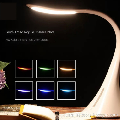 touch control led desk lamp with usb port,table light